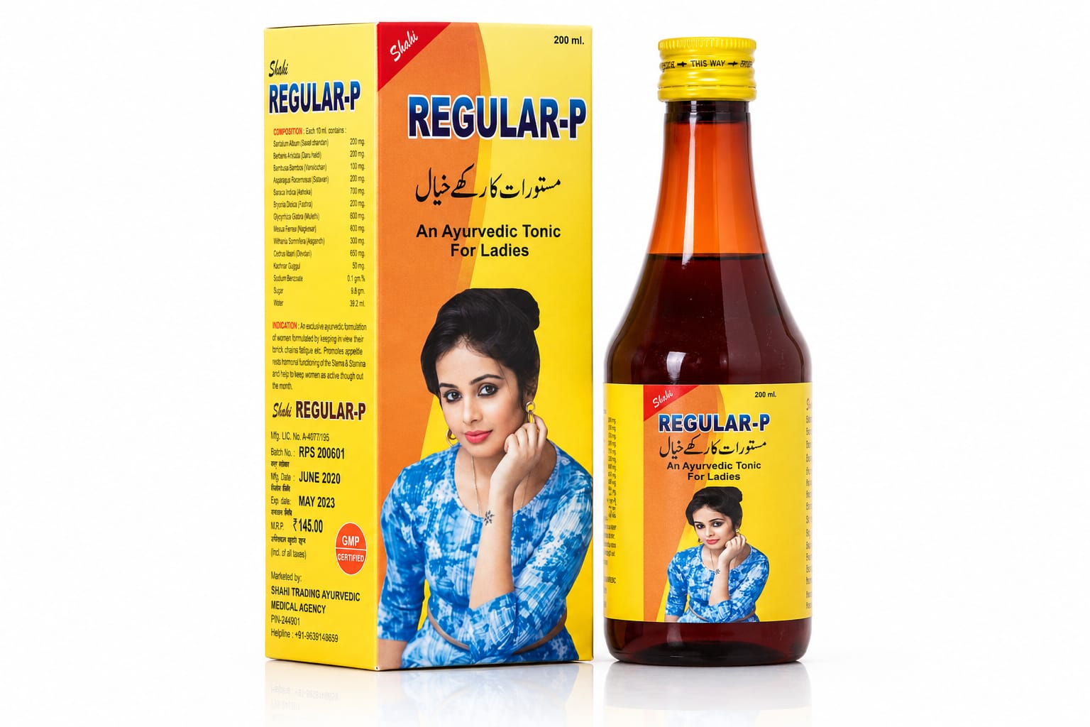 Shahi REGULAR-P Ladies Tonic